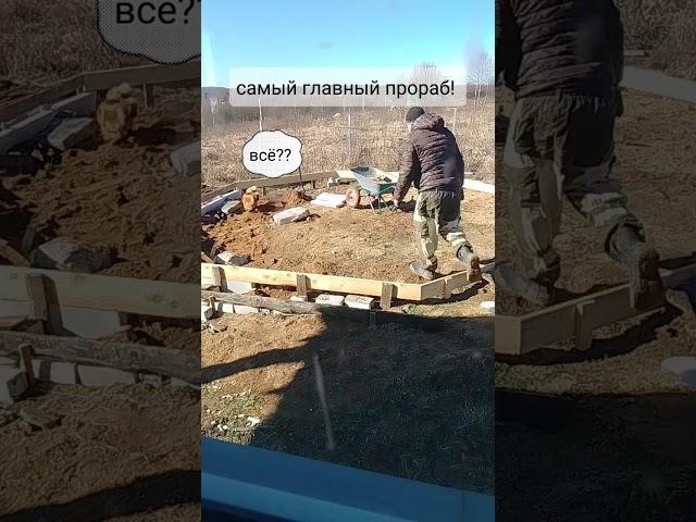 самый главный прораб на нашей стройке!