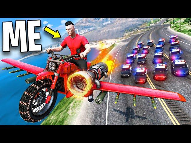 Upgrading to Fastest Flying Bike on GTA 5 RP