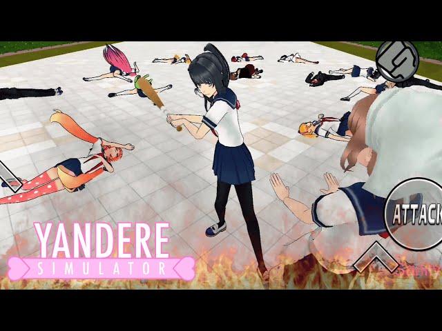 Killing Everyone With Baseball Bat in Yandere Chan Simulator 1.2 | Yandere Simulator Fan Game