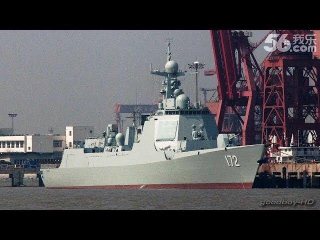 China Kun Ming 052D Guided Missile Destroyer (No. 172) Declared Operational [480p]