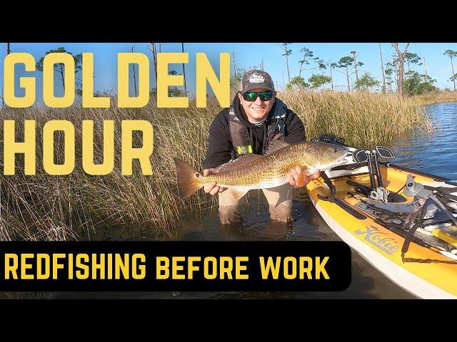 Panama City Flats fishing for Big Redfish on the Hobie Lynx