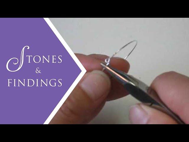 Jewelry Making Techniques - How to Finish an Earring Hoop