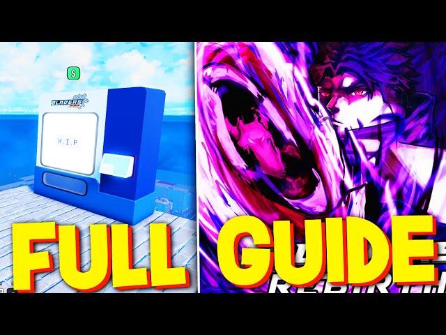 ALL VENDING MACHINES + BOSS + CRYSTAL + LEVEL LOCATIONS in BLADERS REBIRTH! ROBLOX GUIDE!