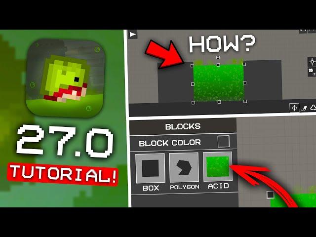 How To Make ACID IN THE MAP EDITOR in Melon Playground?