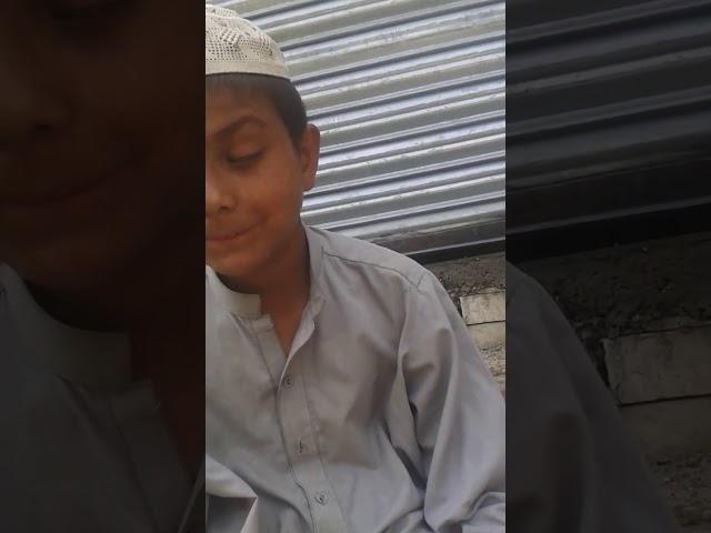 Blind kid reciting holy quran with a beautiful voice