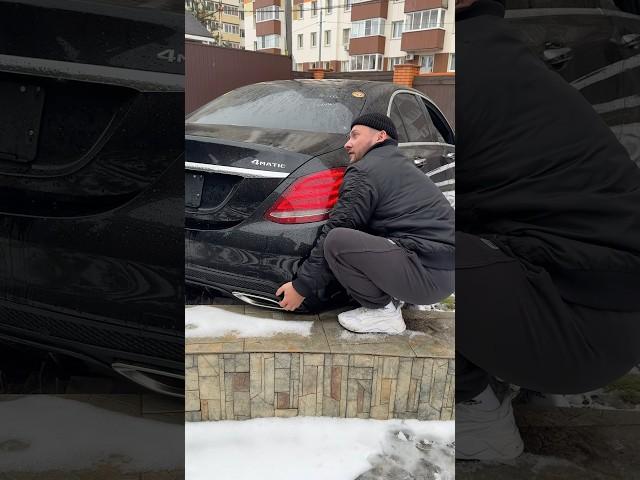 Весна. Откапываем подснежники #mercedes