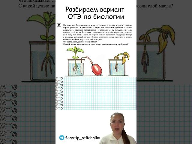 Разбираем вариант ОГЭ биология (задание 23) #биология #егэ #огэ #репетитор #репетиторегэ #экзамен