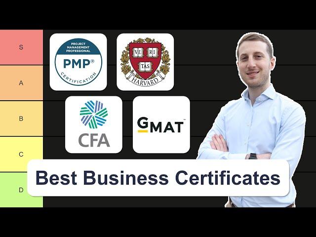 Best Certificates for Business Professionals in 2024