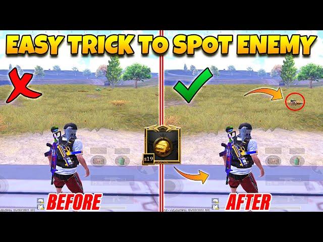 New Trick To Spot Enemies Easily Secret Graphics Settings PUBG MOBILE / BGMI Tips and Tricks