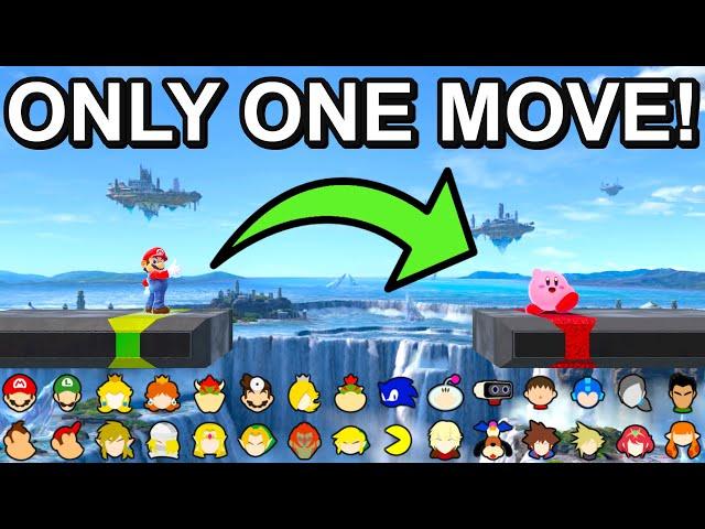 Who Can Make It By Using Only ONE MOVE ? - Super Smash Bros. Ultimate