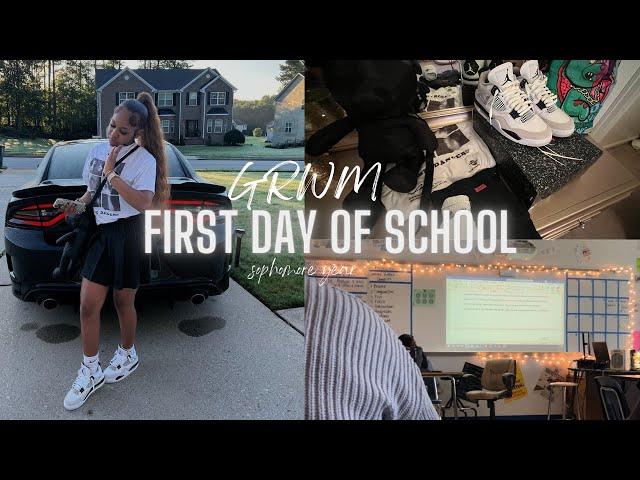 GRWM: First Day of School | sophomore year