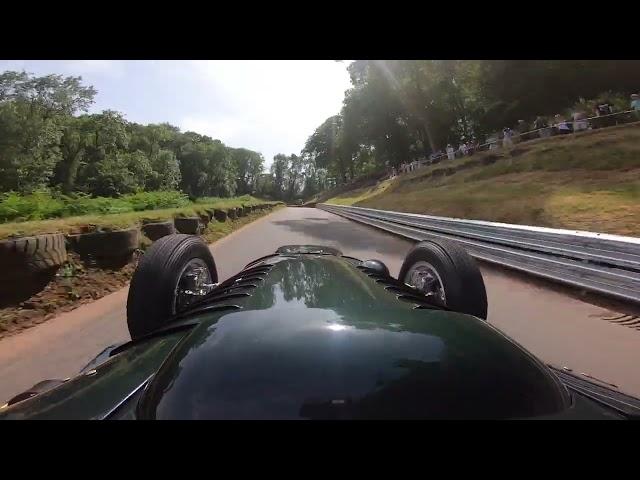 Amazing BRM V16 onboard and on full song at Shelsley Walsh Speed Hill Climb.