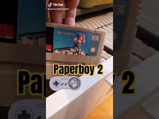 Wer kennt es noch ? Paperboy. #videospiele #retrogaming #nintendo #paperboy #snes #supernintendo