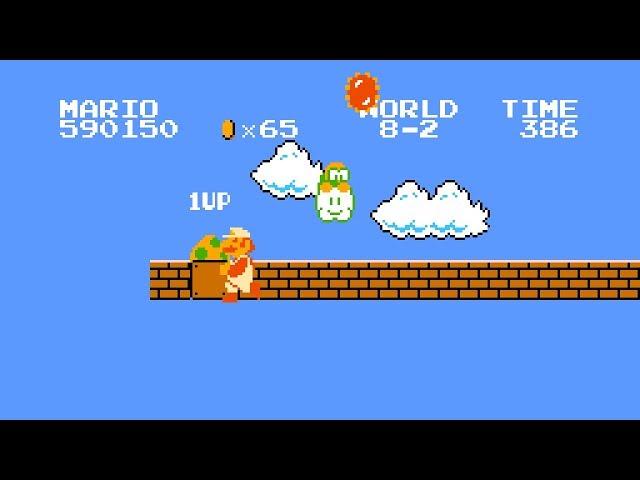 Super Mario Bros. "all items" TAS in 19:50.04 by Mars608, chatterbox & HappyLee