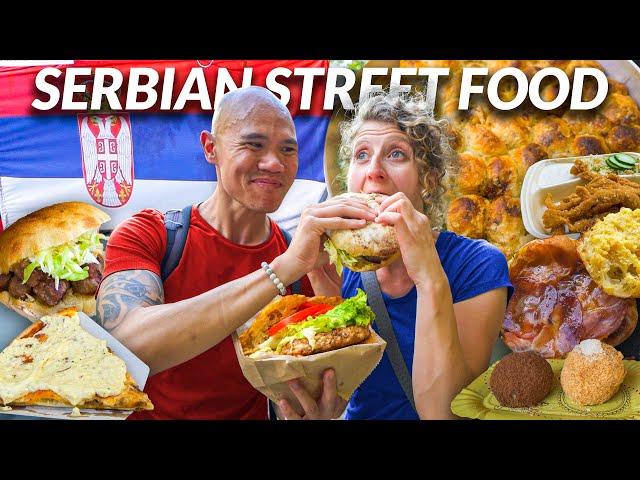 HUGE Serbian Street Food Tour in Belgrade, Serbia - 24 HOURS Eating the Best Street Food in Belgrade