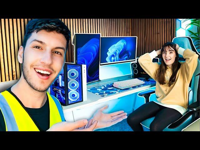 Surprising My Little Sister With Her Ultimate Gaming Setup!
