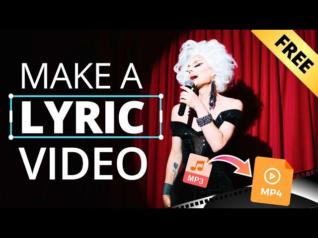 How to Make a Lyric Video for FREE in 3 Minutes