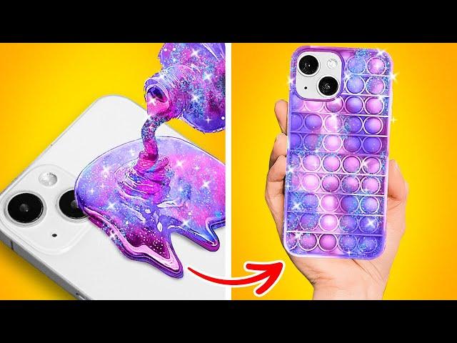 LEVEL UP YOUR PHONE || Easy DIY Phone Decor And 3D Pen Crafts by 123 GO! Planet