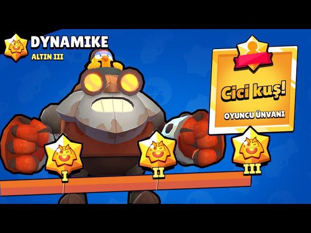 RANDOM USTALIK KASMA TAKTİĞİ İLE DYNAMİKE ÜNVANINI ALDIM !! BRAWL STARS