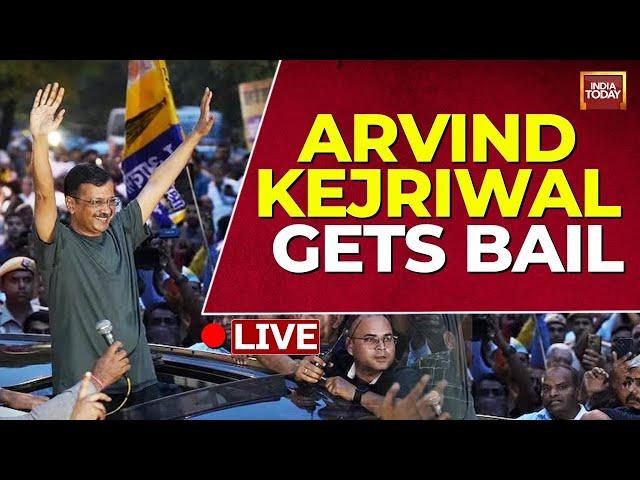 Arvind Kejriwal LIVE News: Arvind Kejriwal Gets Bail In Delhi Excise Policy Case LIVE