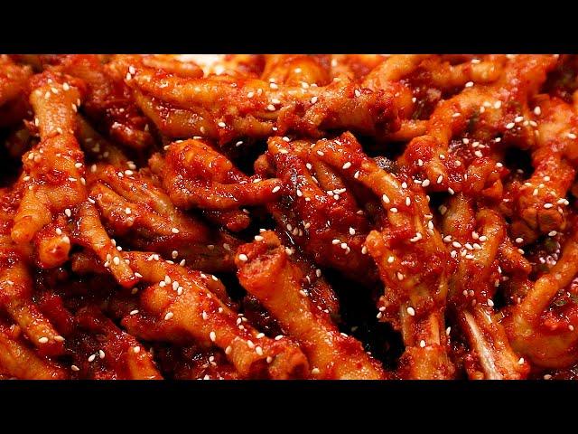 How to make delicious and spicy chicken feet at home / "Shimbang-gol Housewife"