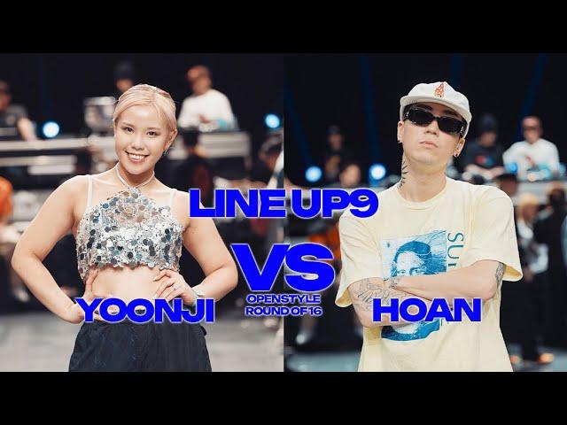 YOONJI(KR) vs HOAN(KR)ㅣOPEN STYLE Round of 16 - 8  | 2024 LINE UP SEASON 9