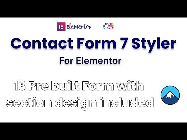 Presenting Contact Form 7 Styler Elementor addon