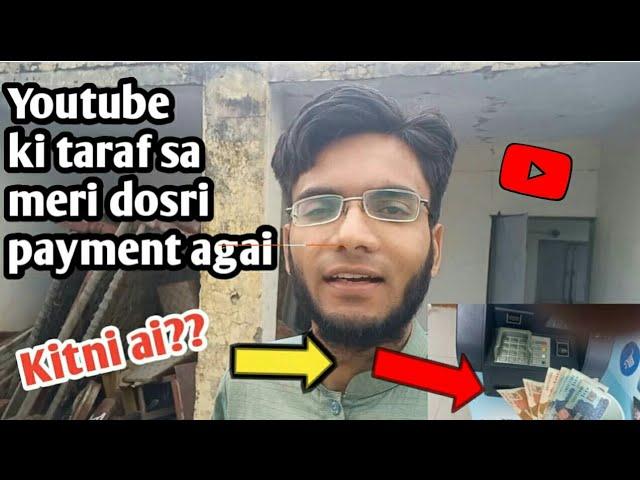 YouTube ki taraf sa meri dosri payment agai dollars mein | online earning | Bank account sa money...