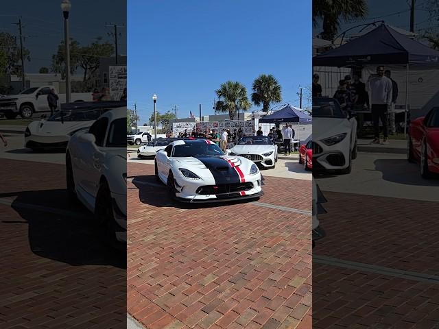 Dodge Viper Leaving Cars&Coffee Sanford. #carsandcoffee #carshow #dodgeviper