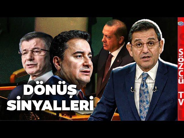 Davutoğlu ve Babacan'dan AKP'ye Dönme Sinyalleri! O Açıklamaları Fatih Portakal Böyle Anlattı!