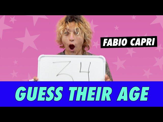 Fabio Capri - Guess Their Age