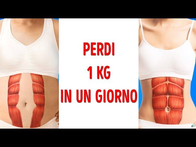 Dieta per Perdere 1 kg in 1 giorno