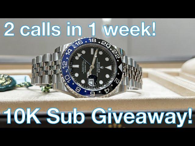 Rolex supply is up- I bought 2 Rolex watches from 2 ADs last week! How to join my giveaway contest 