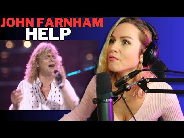 John Farnham "Help" REACTION  He is  the best !!!