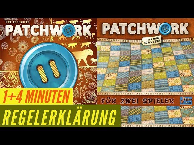 Patchwork Regeln Anleitung Erklärung - Spiel für Zwei - Duell Brettspiel