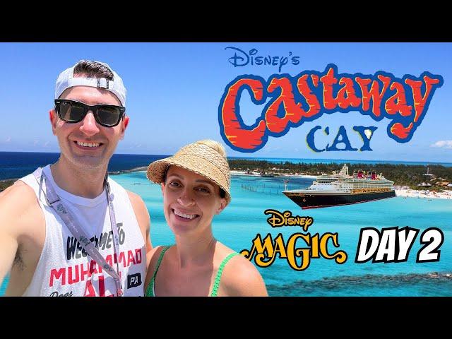 Disney's CASTAWAY CAY! | Cabana Tour, Snorkeling, Rapunzel's Royal Table & More | Disney Magic Day 2