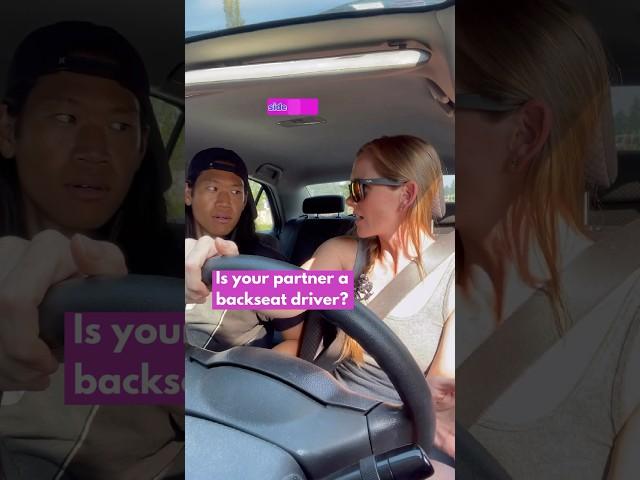 Backseat driver? #relationshiphelp #relationshipmeme