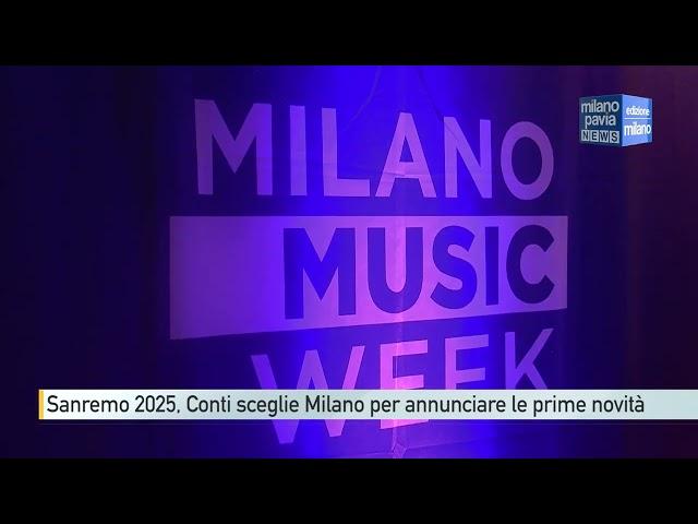 Sanremo 2025, Carlo Conti sceglie Milano per annunciare le prime novità