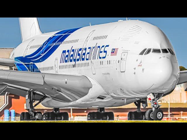 ️ 80 PLANE TAKEOFFS & LANDINGS in 60 MINUTES  Melbourne Airport Plane Spotting [MEL/YMML]