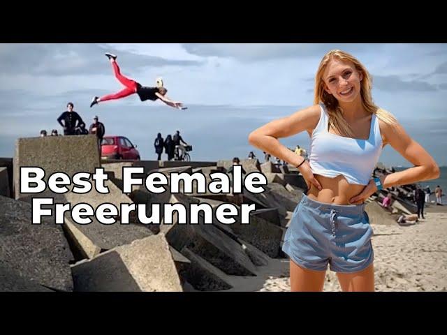 BEST OF FEMALE PARKOUR AND FREERUNNING - Noa Diorgina Man