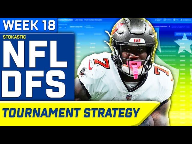 NFL DFS Sims Tournament Strategy Week 18 | NFL DFS Strategy