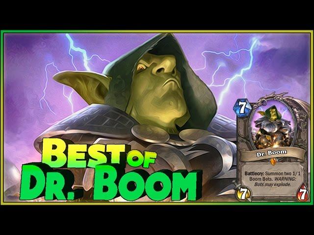 Hearthstone Best of Dr Boom - Funny and lucky Rng Moments