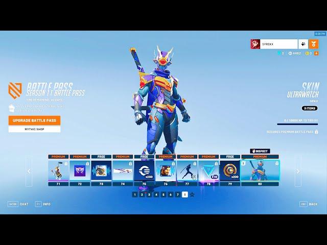 Overwatch 2 - Season 11 Battle Pass (Full Showcase)