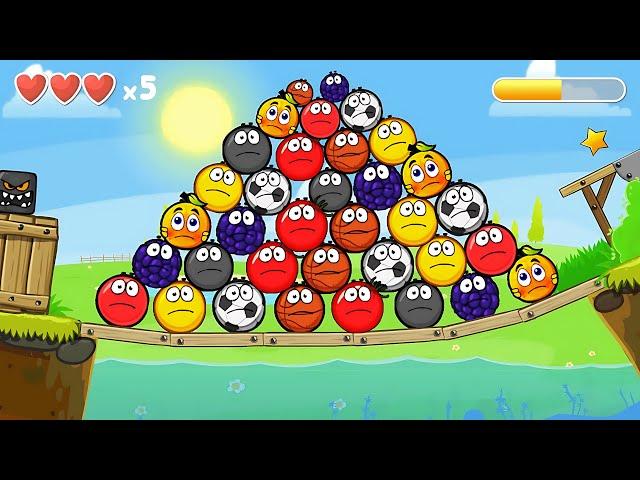 Red Gold Tomato Black Basketball Soccerball Birberry Orange Ball - Sad Balls - Pass Level 14,2