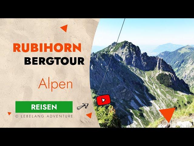 Bergtour im Allgäu bei Oberstdorf - Gaisalpsee, Rubihorn, Gaisalphorn, Geißfuß und oberer Gaisalpsee