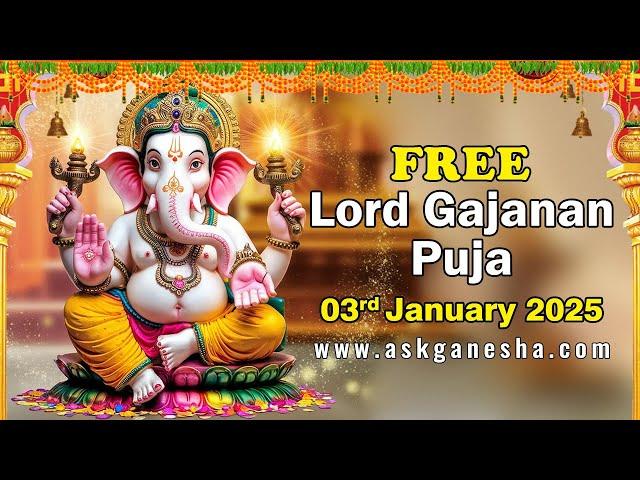 FREE Lord Ganesha Puja Done on Ganesh Chaturthi (03 January 2025) | Askganesha