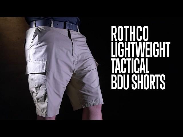 Lightweight Tactical BDU Shorts - Rothco Product Breakdown