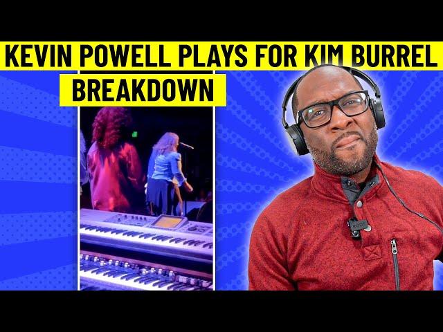 Kevin Powell Plays for Kim Burrell | Nice Chord Breakdown!