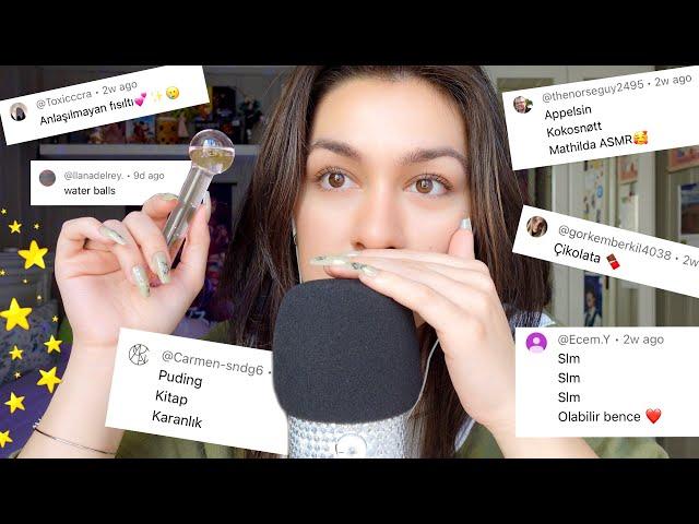 ASMR Trigger Words ⭐️