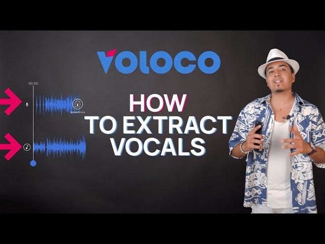 How to Remove Vocals From A Song With VOLOCO // Voloco Vocal Remover Feature // Extract Vocals